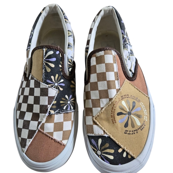 Vans Multicolor Patchwork Slip-On Sneakers - Picture 2 of 7